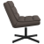 Scaun Pivotant Maro Chocolate Piele artificială Mediu Ergonomic GartenMobel Dekor