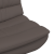 Scaun Pivotant Maro Chocolate Piele artificială Mediu Ergonomic GartenMobel Dekor