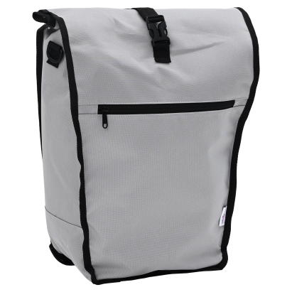 Geanta pentru bicicletă pentru suportul de bicicletă de 20L Gri 34x16x59 cm GartenMobel Dekor
