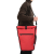 Geanta de bicicletă pentru rack de pannier 20 L Roșie 34x16x59 cm GartenMobel Dekor