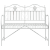 Bancă Alb Metal 103.5 x 59 x 89 cm Super durabilă GartenMobel Dekor