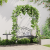 Bancă neagră de exterior Negru Metal Mare Detalii decorative GartenMobel Dekor