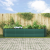 Pat ridicat pentru grădină , verde, 400x80x81 cm, din oțel galvanizat GartenMobel Dekor