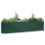 Pat ridicat pentru grădină , verde, 400x80x81 cm, din oțel galvanizat GartenMobel Dekor