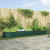 Grădină Rasă Pe Pat Verde 400x80x44 cm Oțel galvanizat GartenMobel Dekor