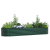 Pat ridicat pentru grădină verde 320x80x44 cm din oțel galvanizat GartenMobel Dekor