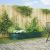 Pat Ridicat pentru Grădină  Verde 240x80x44 cm din Oțel Galvanizat GartenMobel Dekor