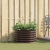 Răsad pentru Grădină Maro 80x80x44 cm din Oțel Galvanizat GartenMobel Dekor