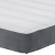 Saltea cu arcuri pocket  gri închis, medie, 90x190x20 cm, textil GartenMobel Dekor