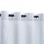 Draperii opace cu inele metalice 2 buc. alb-ivoriu 140x225 cm GartenMobel Dekor