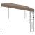 Pavilion montat de perete, gri taupe, 6 x 3 x 2,5 m GartenMobel Dekor