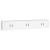 Dulapuri TV montate pe perete, 3 buc., alb, 80x34,5x40 cm GartenMobel Dekor
