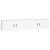 Dulapuri TV montate pe perete, 2 buc., alb, 100x34,5x40 cm GartenMobel Dekor