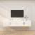 Dulapuri TV montate pe perete, 2 buc., alb, 100x34,5x40 cm GartenMobel Dekor