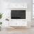 Set dulap TV, 7 piese, alb, lemn prelucrat GartenMobel Dekor