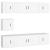 Set dulap TV, 7 piese, alb, lemn prelucrat GartenMobel Dekor