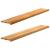 Pervaz 2 buc lemn masiv de maro deschis 160x25x2 cm GartenMobel Dekor