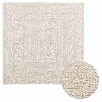 Covor „ZIZUR” crem aspect iută pentru interior și exterior GartenMobel Dekor