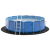 Capac rotund pentru piscină Negru Plastic Ø 366 cm GartenMobel Dekor