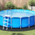 Căptușeala rotundă pentru piscină Negru Polietilenă Ø 396 cm GartenMobel Dekor