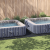 Cască pentru Piscină Dreptunghiulară Negru Plastic 999 x 500 cm GartenMobel Dekor