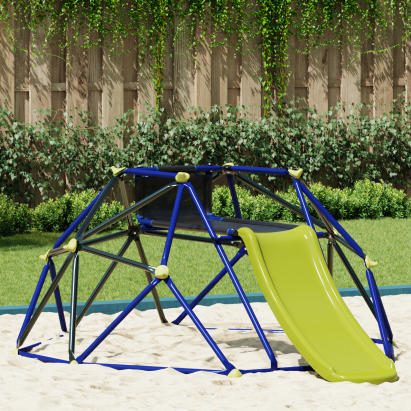 Dome de escaladă cu tobogan pentru copii 3-10 ani 247 cm 200 kg GartenMobel Dekor
