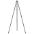 Tripod de Gătit la Foc de Tabără 150 cm Înălțime Oțel GartenMobel Dekor