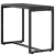 Set de 2 Șezlonguri Pliabile Negru Cadru metalic, material textilen GartenMobel Dekor