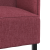Canapea înaltă Roșie vin 109x56x121 cm GartenMobel Dekor