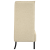 Canapea înaltă Crem 109x56x121 cm Textil GartenMobel Dekor