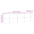 Pat Ridicat Ghiveci Efect De Lemn Metal 320 X 80 X 81 cm Durabil GartenMobel Dekor