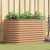 Nisip de grădină ridicat maro cu aspect de lemn 160x80x81 cm din oțel GartenMobel Dekor