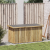 Cutie de Depozitare 119x44x58.5 cm Lemn de Pin Tratate GartenMobel Dekor