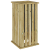 Jardinieră cu captuseală 33x33x65 cm lemn impregnat pin GartenMobel Dekor