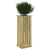 Vaza grădină cu dimensiunile 33x33x85 cm din lemn de pin impregnat GartenMobel Dekor