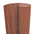 Gard de grădină dublu față maro 1.5x3 m PVC GartenMobel Dekor