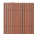 Gard de grădină dublu față maro 1.5x3 m PVC GartenMobel Dekor
