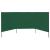 Paravan anti-vânt cu 3 panouri, verde, 400x120 cm, textil GartenMobel Dekor