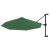 Umbrelă soare, montaj pe perete, tijă metalică, verde, 300 cm GartenMobel Dekor