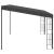 Pavilion de perete, antracit, 3 x 4 m, material textil GartenMobel Dekor