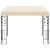 Pavilion de perete, crem, 3 x 3 x 2,5 m GartenMobel Dekor