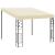 Pavilion de perete, crem, 3 x 3 x 2,5 m GartenMobel Dekor