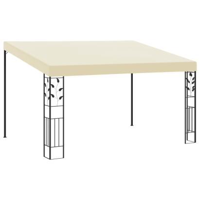 Pavilion de perete, crem, 4 x 3 x 2,5 m GartenMobel Dekor