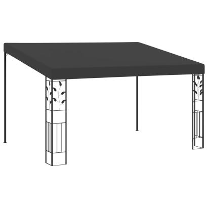 Pavilion de perete, antracit, 4 x 3 x 2,5 m GartenMobel Dekor