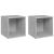 Comode TV, 2 buc., gri beton, 37x35x37 cm, PAL  GartenMobel Dekor