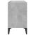 Comodă TV cu picioare metalice, gri beton, 69,5x30x50 cm GartenMobel Dekor