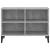 Comodă TV cu picioare metalice, gri beton, 69,5x30x50 cm GartenMobel Dekor