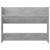 Pantofare de perete, 2 buc., gri beton, 80x18x60 cm, PAL GartenMobel Dekor