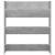 Pantofare de perete, 2 buc., gri beton, 80x18x90 cm, PAL GartenMobel Dekor