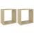 Rafturi de perete cub 2 buc. stejar sonoma 26x15x26 cm GartenMobel Dekor